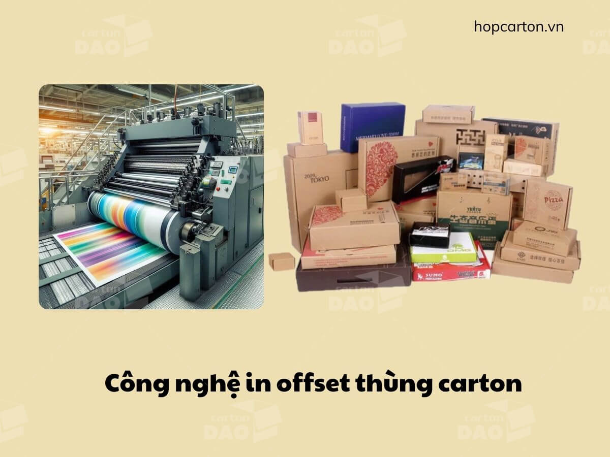 Công nghệ in offset thùng carton