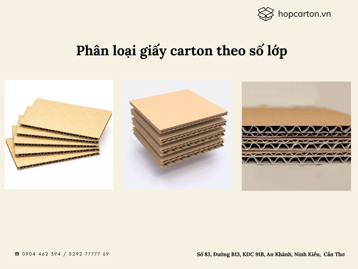 Phân loại theo lớp giấy