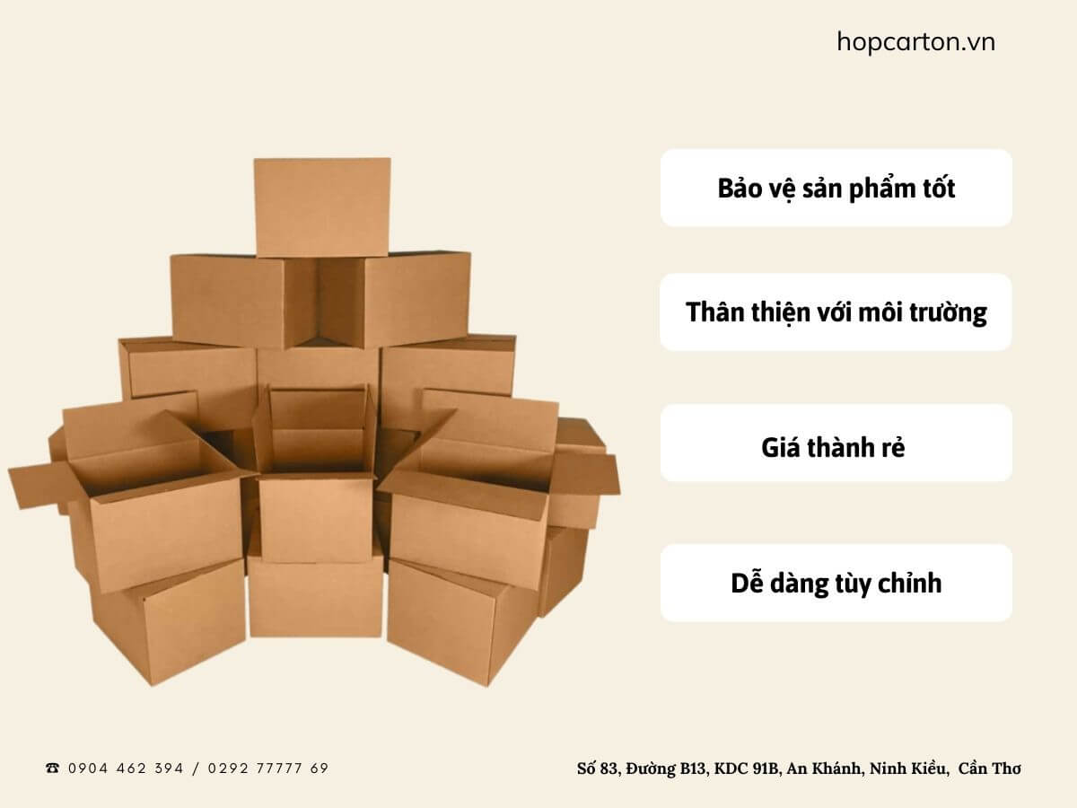 Ưu điểm của hộp carton