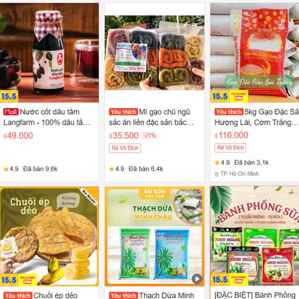 Đặc sản vùng miền