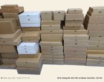 Hộp Carton nắp gài là gì? Ứng dụng của hộp carton nắp gài