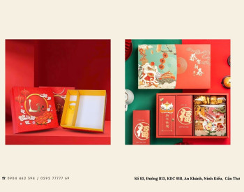 In Hộp Đựng Quà Tết 2025 - In Ấn Theo Yêu Cầu