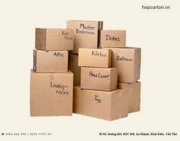 Mua thùng carton chuyển nhà giá rẻ chất lượng tại Cần Thơ