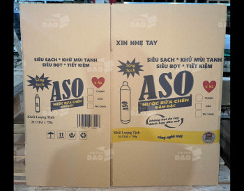 Sản xuất Thùng carton đựng nước rửa chén giá rẻ tại Cần Thơ